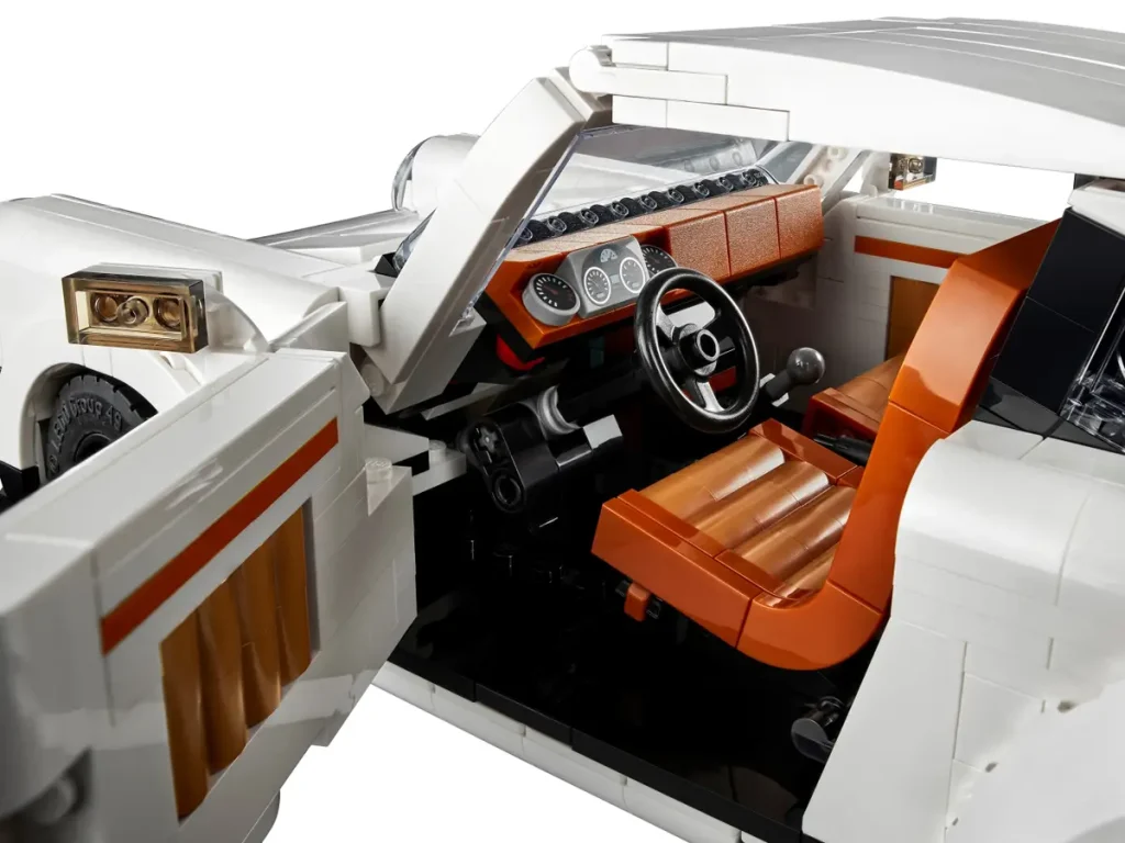 Interior of the Lego Porsche 911