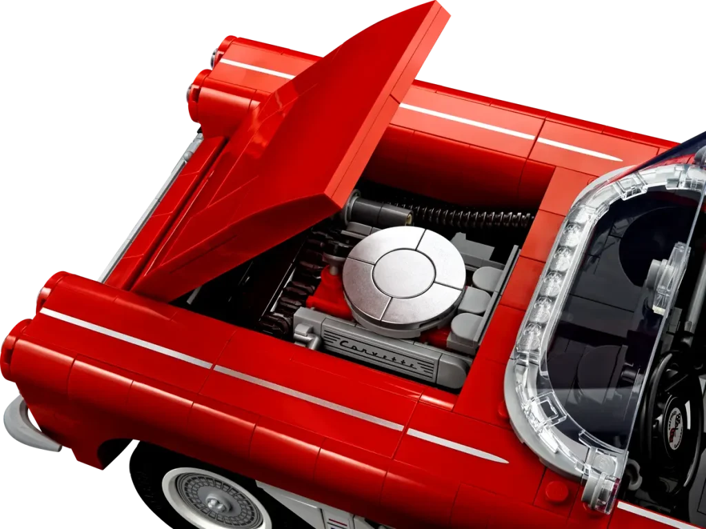Lego corvette engin bay