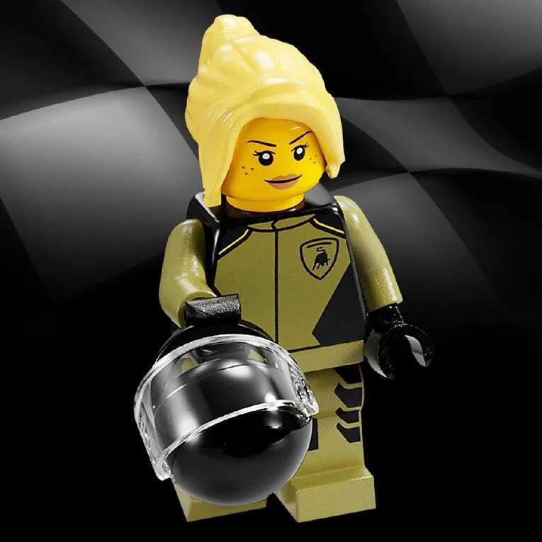 Lego speed champion Lamborhini Lambo Vision GT minifigure