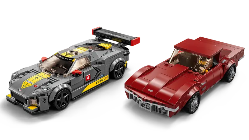 LEGO Speed Champions Chevrolet Corvette C8.R Race Car & 1969 Chevrolet Corvette