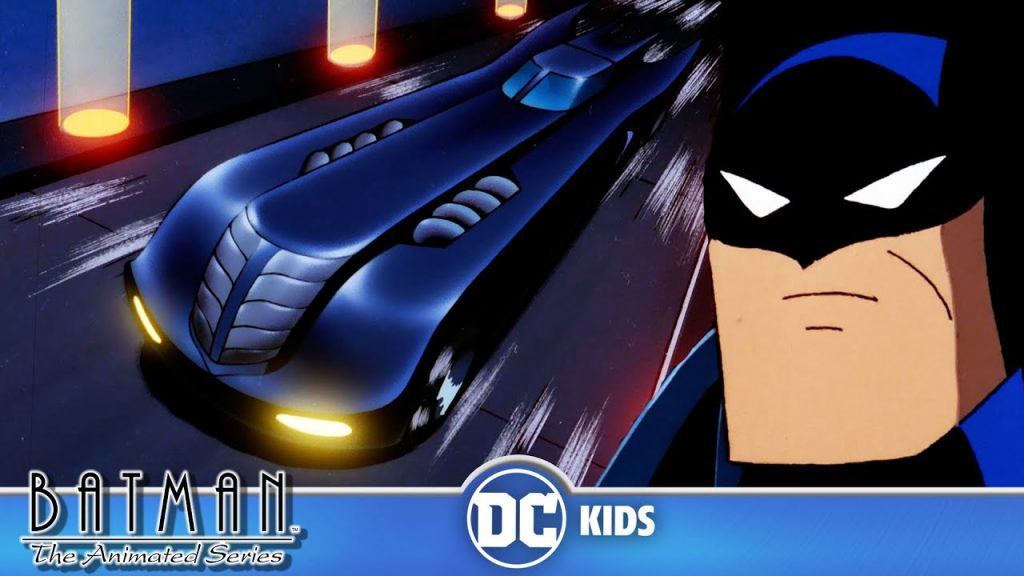The Batmobile from the animate series